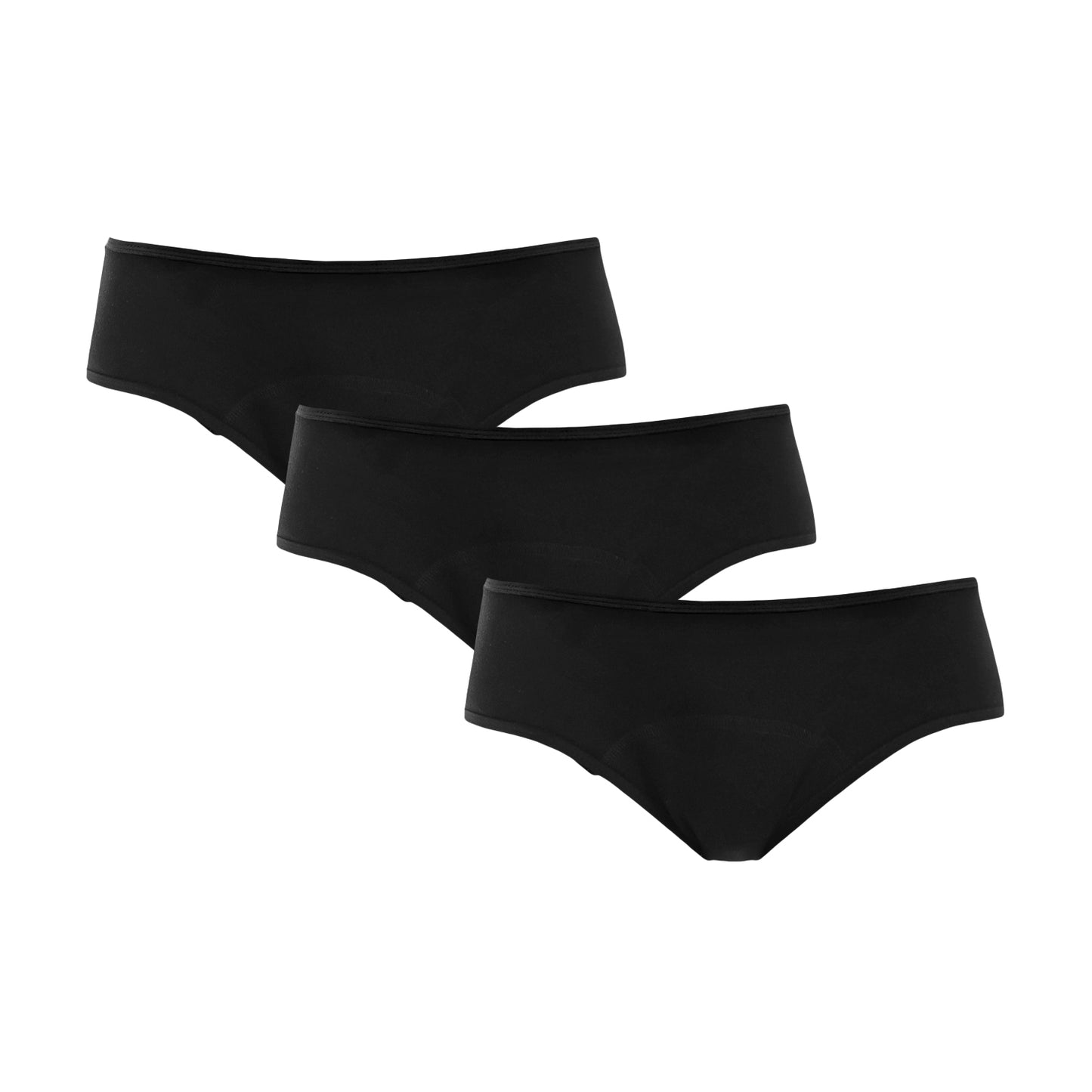 Balíček 3 ks kalhotek pro silnou menstruaci, merino