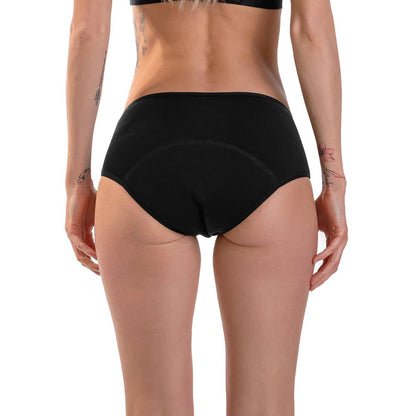 Inkontinenční kalhotky - merino, klasika, zezadu