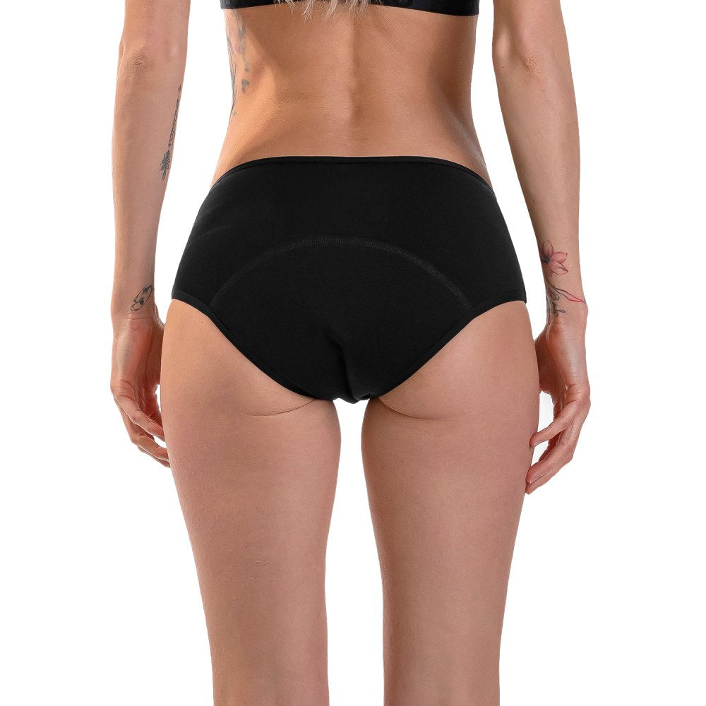 Menstruační kalhotky - klasika, silná menstruace, zezadu